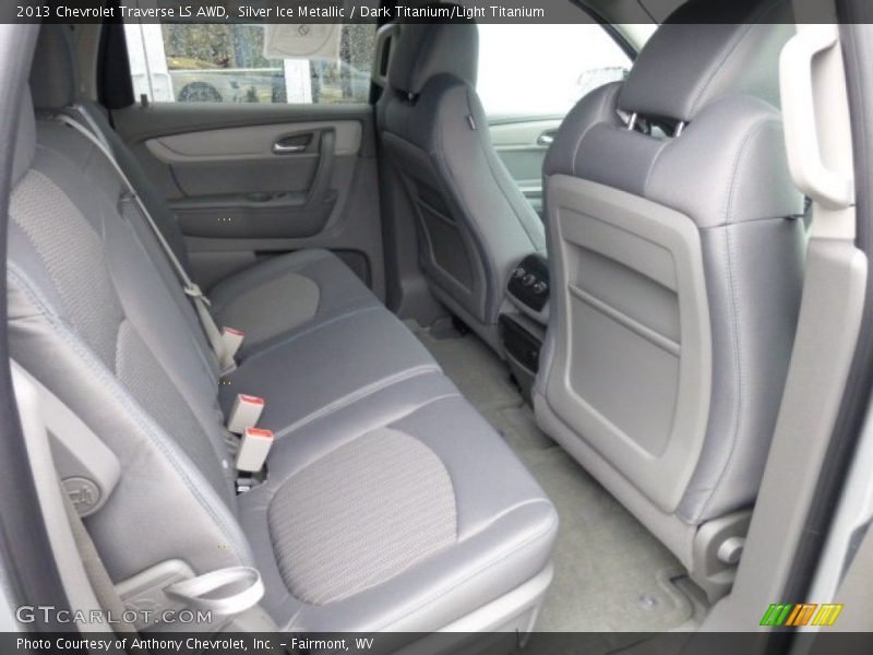 Rear Seat of 2013 Traverse LS AWD