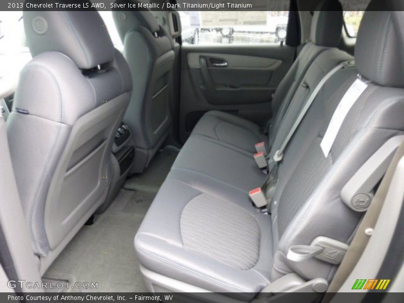 Rear Seat of 2013 Traverse LS AWD