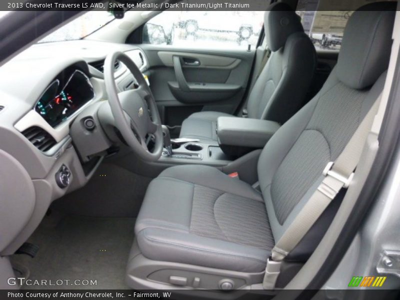  2013 Traverse LS AWD Dark Titanium/Light Titanium Interior