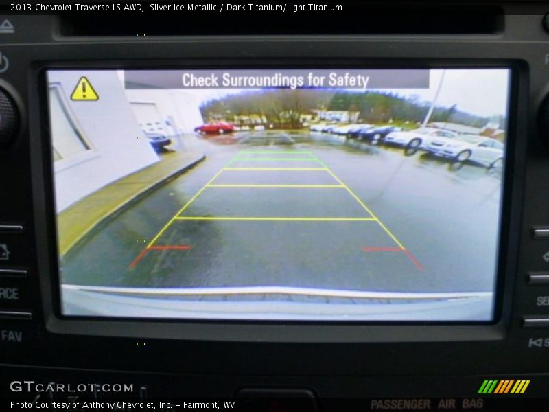 Silver Ice Metallic / Dark Titanium/Light Titanium 2013 Chevrolet Traverse LS AWD