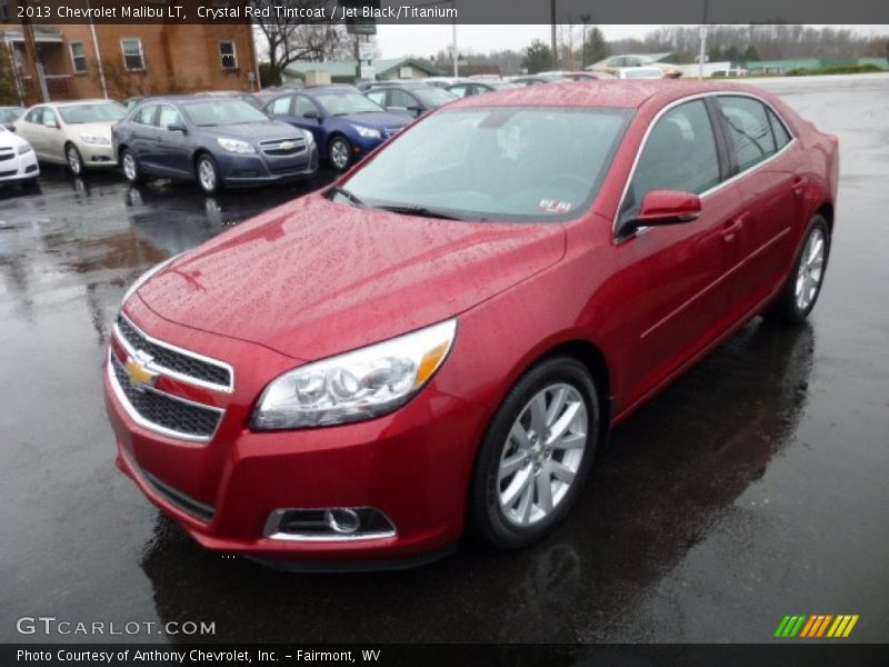 Crystal Red Tintcoat / Jet Black/Titanium 2013 Chevrolet Malibu LT