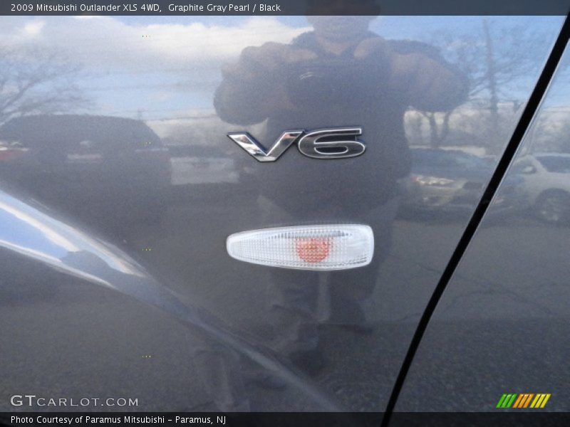 Graphite Gray Pearl / Black 2009 Mitsubishi Outlander XLS 4WD