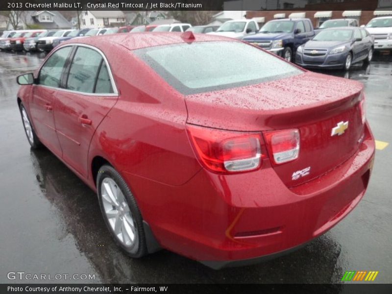 Crystal Red Tintcoat / Jet Black/Titanium 2013 Chevrolet Malibu LT
