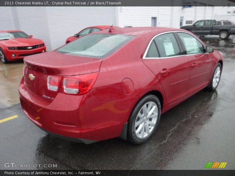 Crystal Red Tintcoat / Jet Black/Titanium 2013 Chevrolet Malibu LT