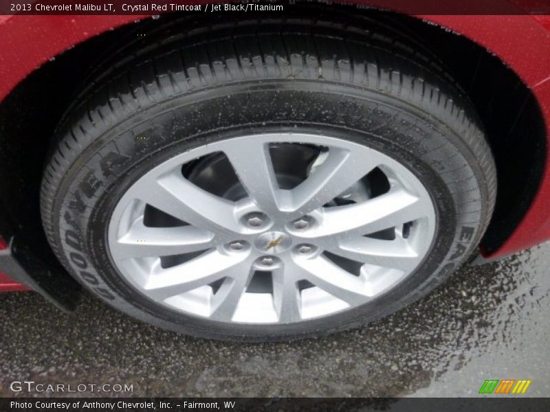 Crystal Red Tintcoat / Jet Black/Titanium 2013 Chevrolet Malibu LT