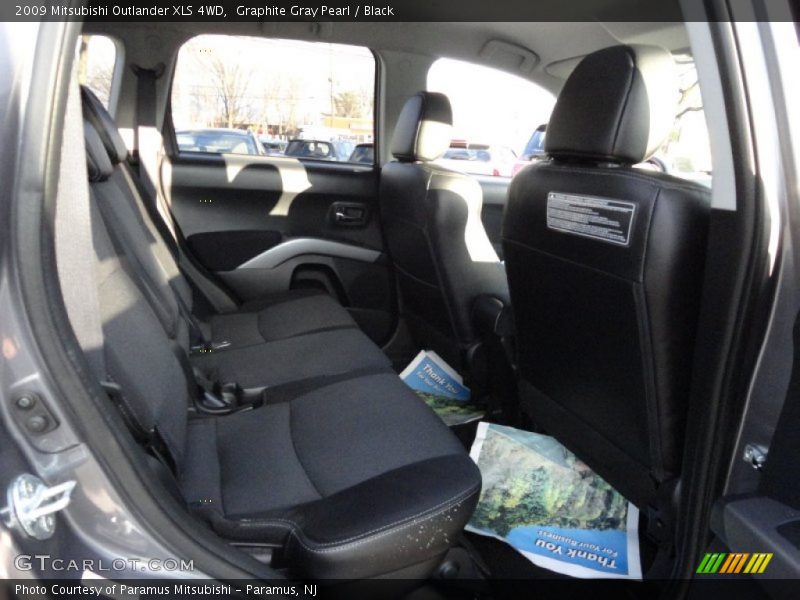 Graphite Gray Pearl / Black 2009 Mitsubishi Outlander XLS 4WD