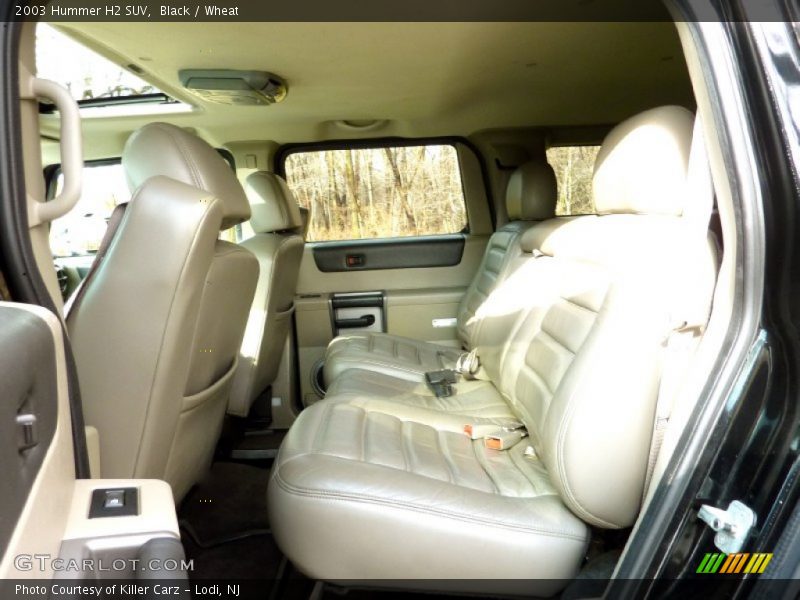 Rear Seat of 2003 H2 SUV