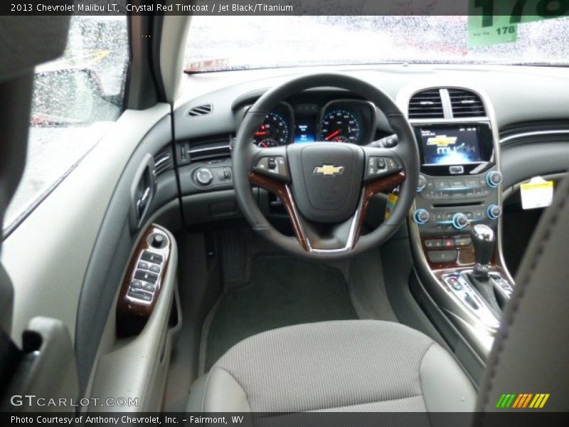 Crystal Red Tintcoat / Jet Black/Titanium 2013 Chevrolet Malibu LT