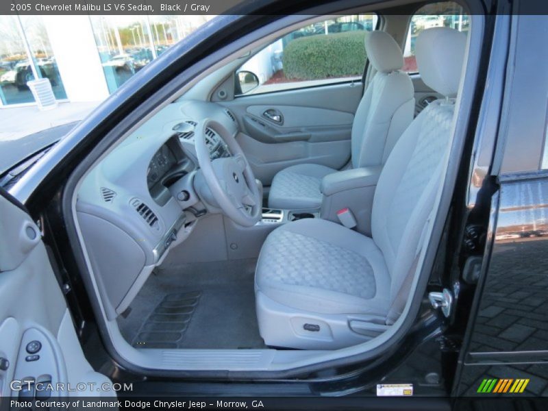 Black / Gray 2005 Chevrolet Malibu LS V6 Sedan