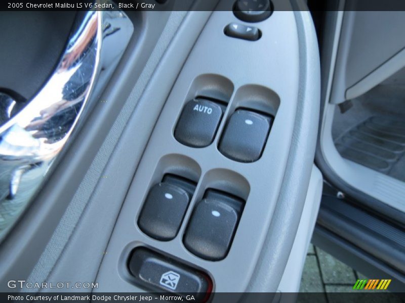 Black / Gray 2005 Chevrolet Malibu LS V6 Sedan
