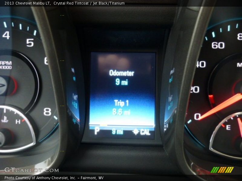Crystal Red Tintcoat / Jet Black/Titanium 2013 Chevrolet Malibu LT