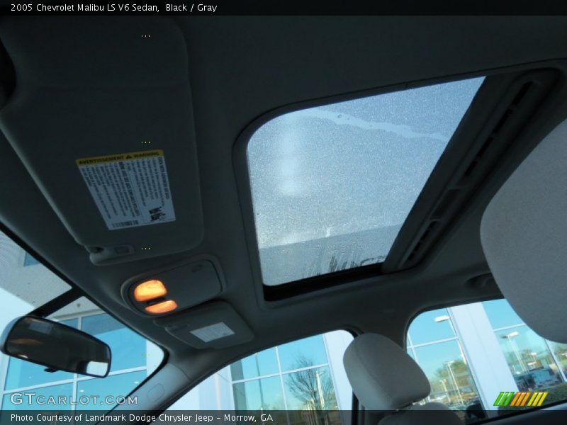 Black / Gray 2005 Chevrolet Malibu LS V6 Sedan