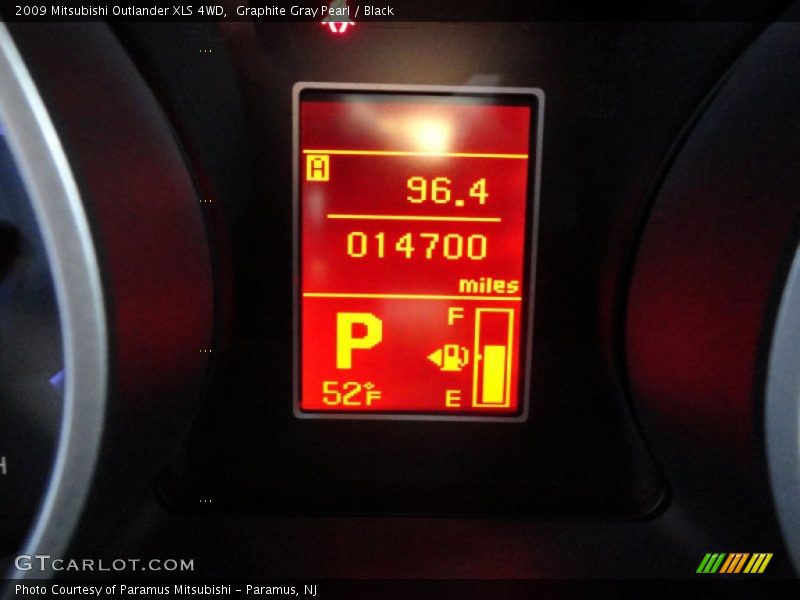 Graphite Gray Pearl / Black 2009 Mitsubishi Outlander XLS 4WD