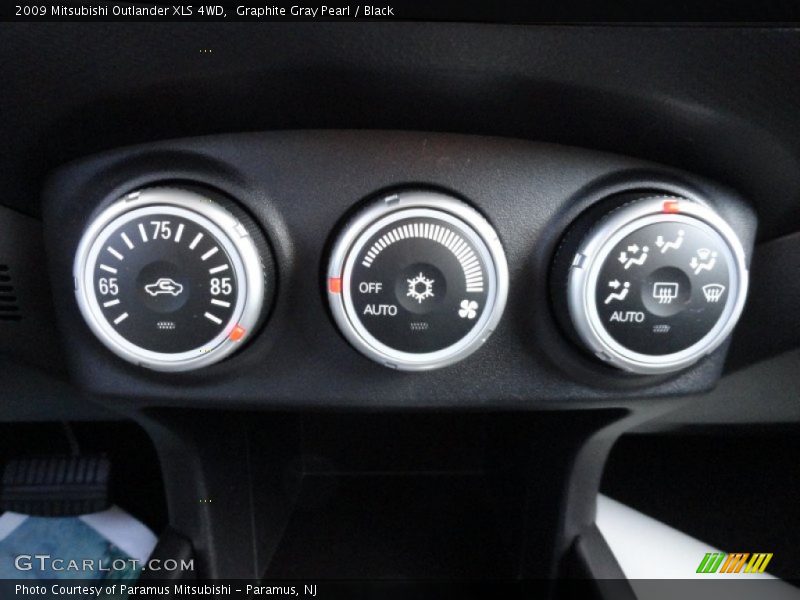 Graphite Gray Pearl / Black 2009 Mitsubishi Outlander XLS 4WD