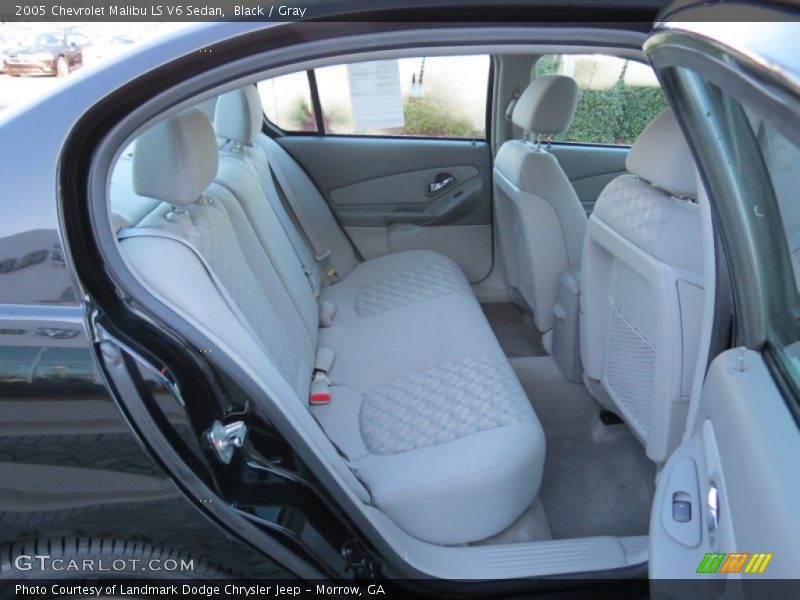 Black / Gray 2005 Chevrolet Malibu LS V6 Sedan