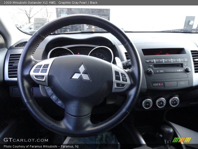 Graphite Gray Pearl / Black 2009 Mitsubishi Outlander XLS 4WD