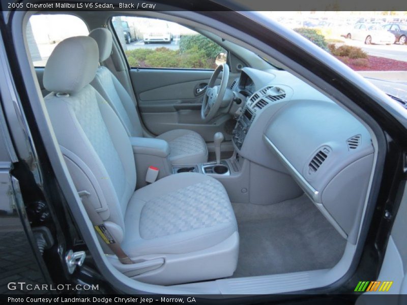 Black / Gray 2005 Chevrolet Malibu LS V6 Sedan