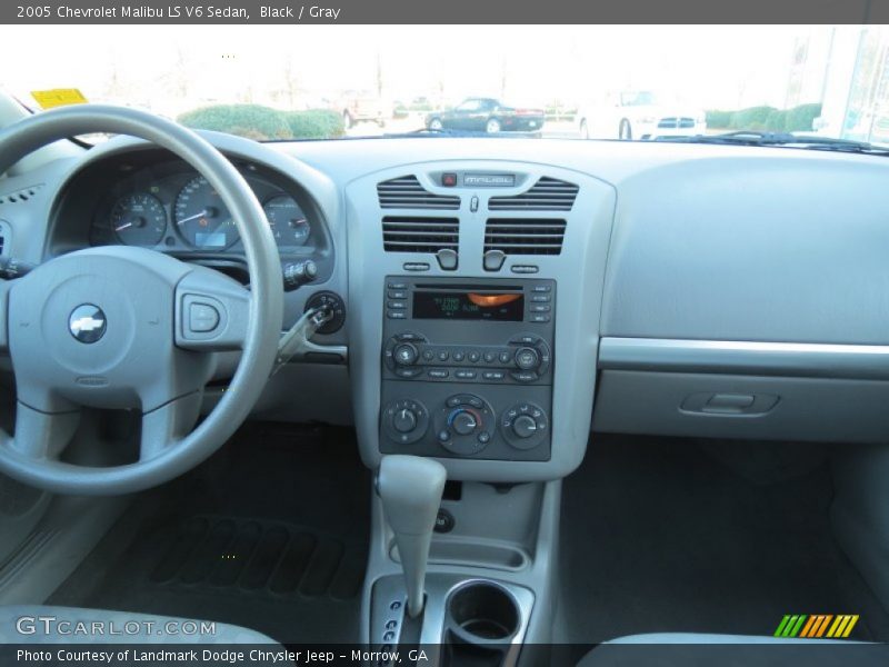 Black / Gray 2005 Chevrolet Malibu LS V6 Sedan