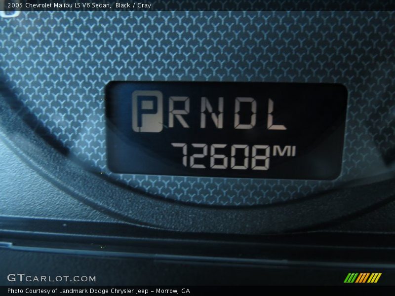 Black / Gray 2005 Chevrolet Malibu LS V6 Sedan