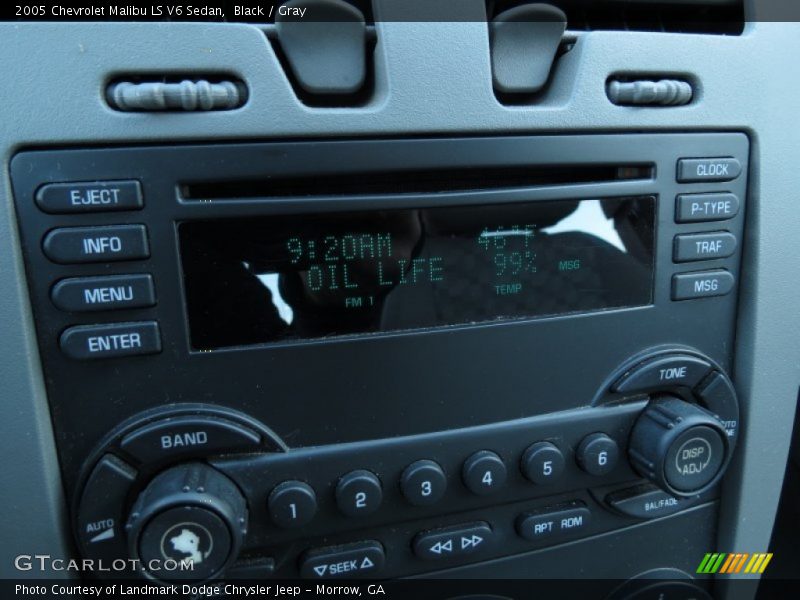 Black / Gray 2005 Chevrolet Malibu LS V6 Sedan