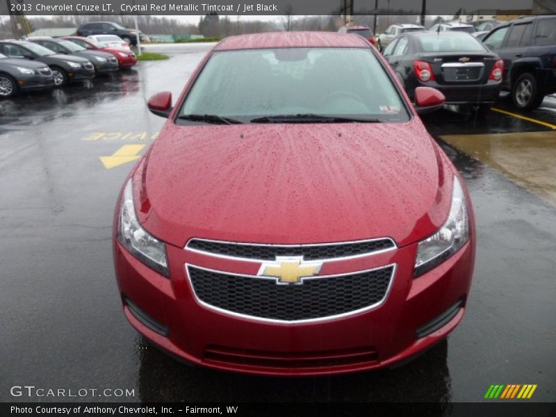 Crystal Red Metallic Tintcoat / Jet Black 2013 Chevrolet Cruze LT