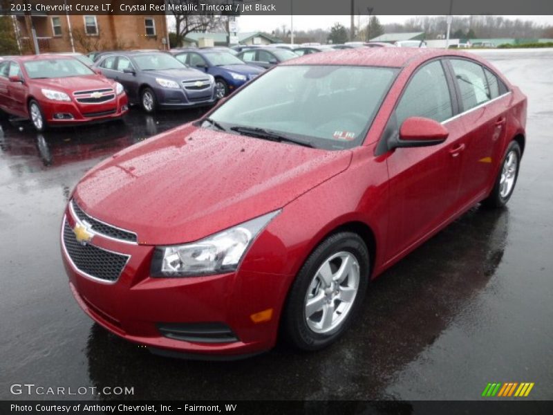 Crystal Red Metallic Tintcoat / Jet Black 2013 Chevrolet Cruze LT