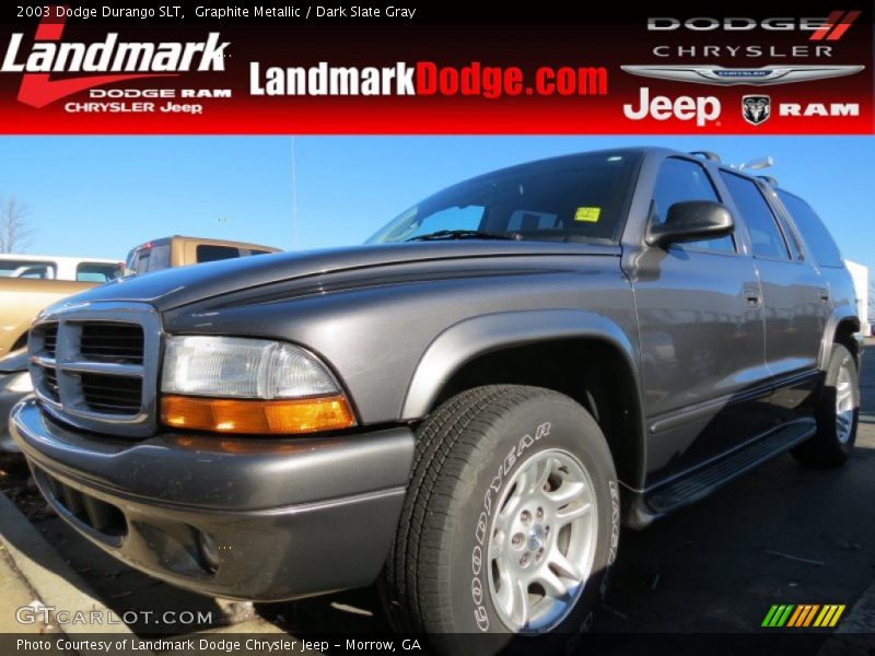 Graphite Metallic / Dark Slate Gray 2003 Dodge Durango SLT