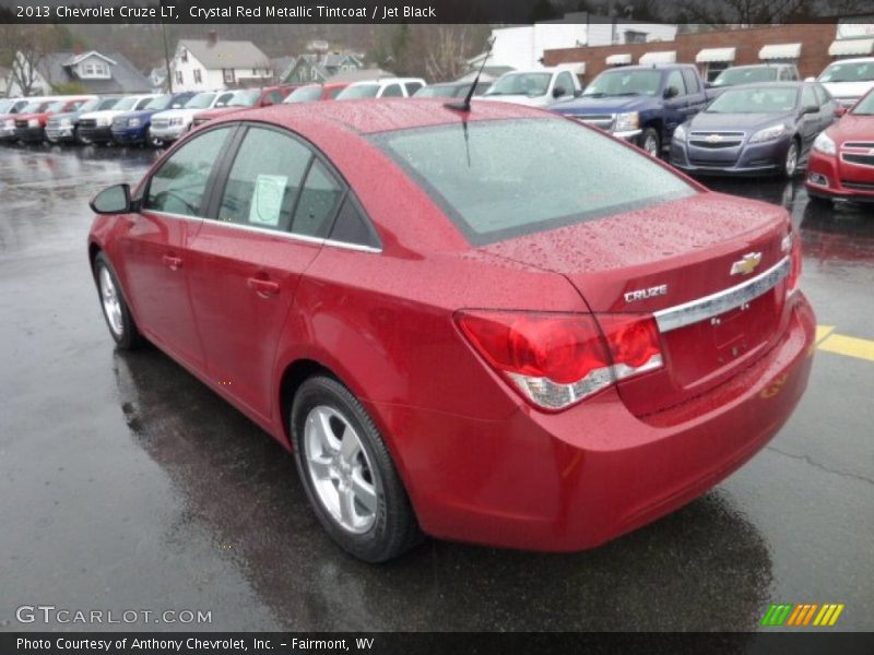 Crystal Red Metallic Tintcoat / Jet Black 2013 Chevrolet Cruze LT