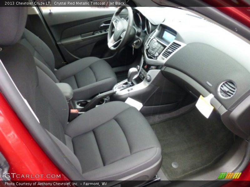 Crystal Red Metallic Tintcoat / Jet Black 2013 Chevrolet Cruze LT