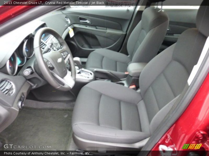 Crystal Red Metallic Tintcoat / Jet Black 2013 Chevrolet Cruze LT