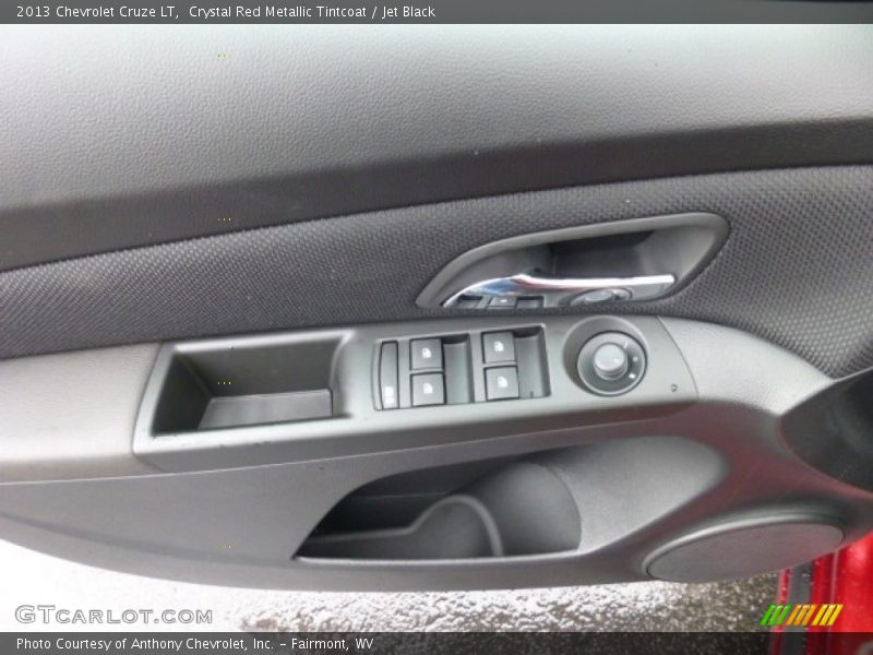 Crystal Red Metallic Tintcoat / Jet Black 2013 Chevrolet Cruze LT