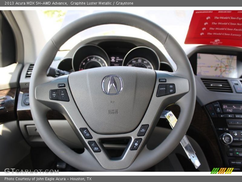 Graphite Luster Metallic / Graystone 2013 Acura MDX SH-AWD Advance