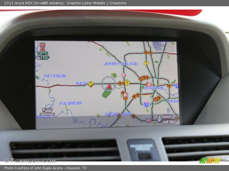Graphite Luster Metallic / Graystone 2013 Acura MDX SH-AWD Advance