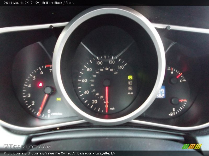 Brilliant Black / Black 2011 Mazda CX-7 i SV
