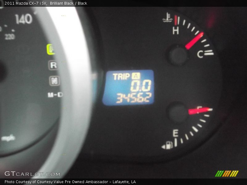 Brilliant Black / Black 2011 Mazda CX-7 i SV