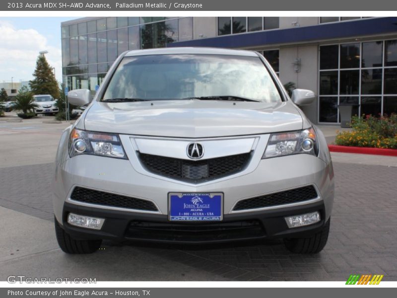 Palladium Metallic / Graystone 2013 Acura MDX SH-AWD Advance