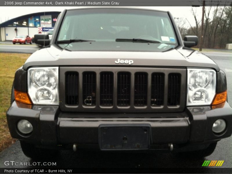 Dark Khaki Pearl / Medium Slate Gray 2006 Jeep Commander 4x4