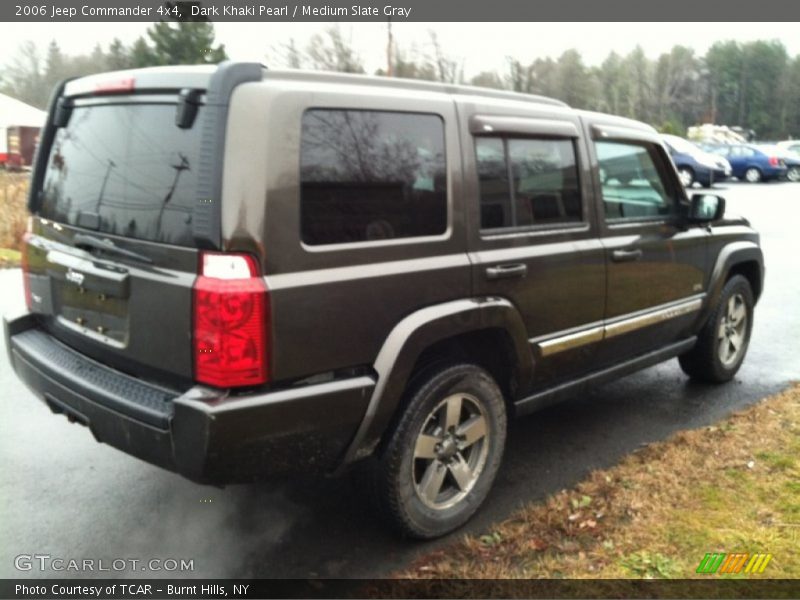 Dark Khaki Pearl / Medium Slate Gray 2006 Jeep Commander 4x4