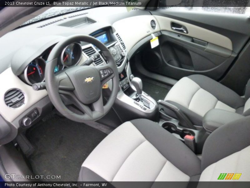 Jet Black/Medium Titanium Interior - 2013 Cruze LS 