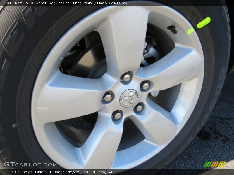 Bright White / Black/Diesel Gray 2013 Ram 1500 Express Regular Cab