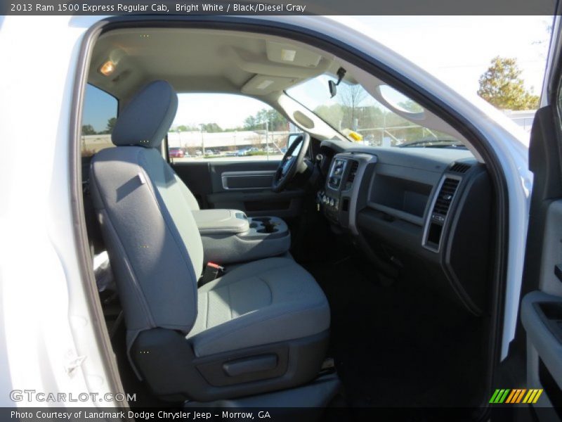 Bright White / Black/Diesel Gray 2013 Ram 1500 Express Regular Cab