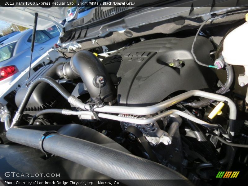 Bright White / Black/Diesel Gray 2013 Ram 1500 Express Regular Cab