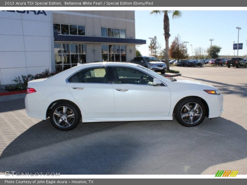 Bellanova White Pearl / Special Edition Ebony/Red 2013 Acura TSX Special Edition