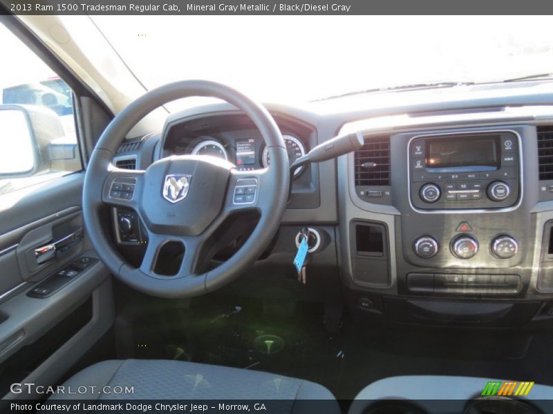 Mineral Gray Metallic / Black/Diesel Gray 2013 Ram 1500 Tradesman Regular Cab