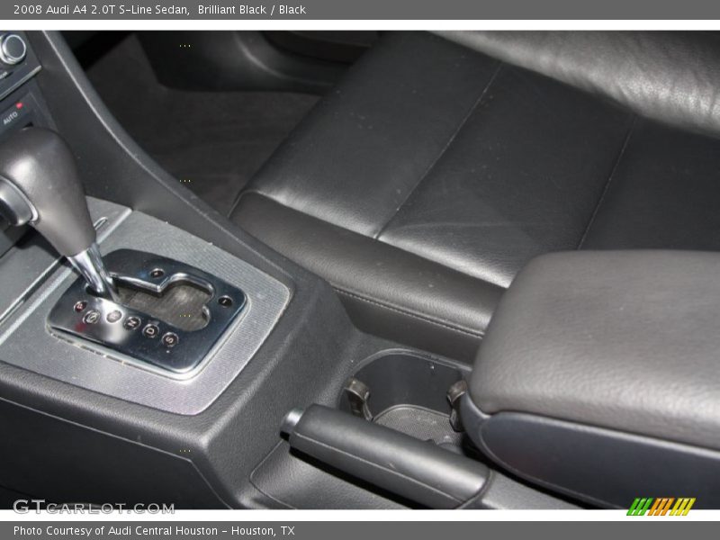 Brilliant Black / Black 2008 Audi A4 2.0T S-Line Sedan