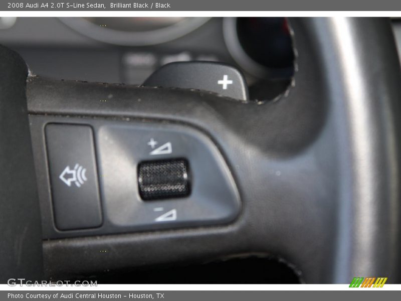 Brilliant Black / Black 2008 Audi A4 2.0T S-Line Sedan