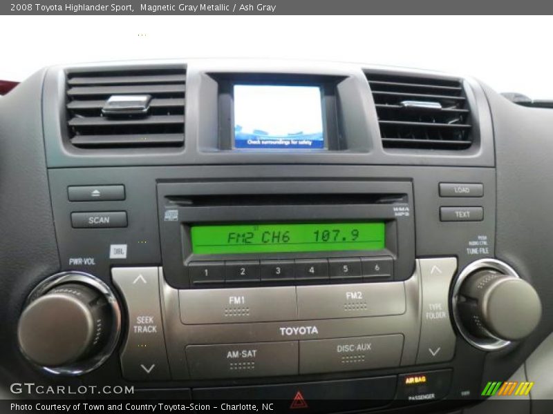 Magnetic Gray Metallic / Ash Gray 2008 Toyota Highlander Sport