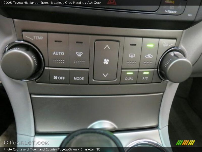 Magnetic Gray Metallic / Ash Gray 2008 Toyota Highlander Sport
