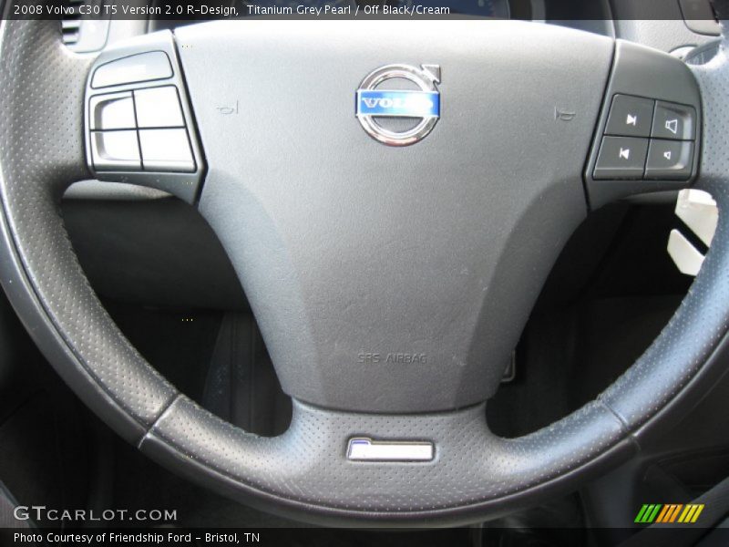 Titanium Grey Pearl / Off Black/Cream 2008 Volvo C30 T5 Version 2.0 R-Design