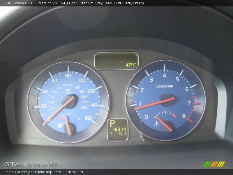  2008 C30 T5 Version 2.0 R-Design T5 Version 2.0 R-Design Gauges